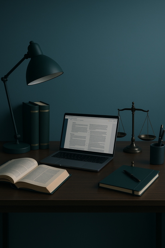 Legal articles and trends illustration